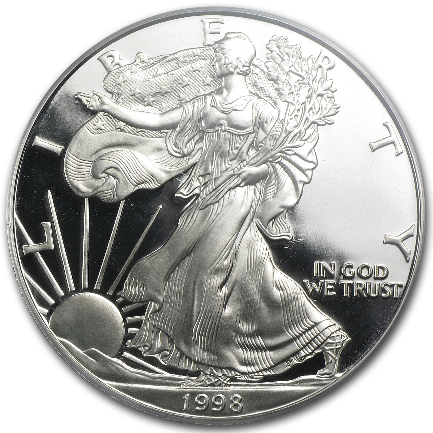 1998-P Proof American Silver Eagle PR-69 PCGS