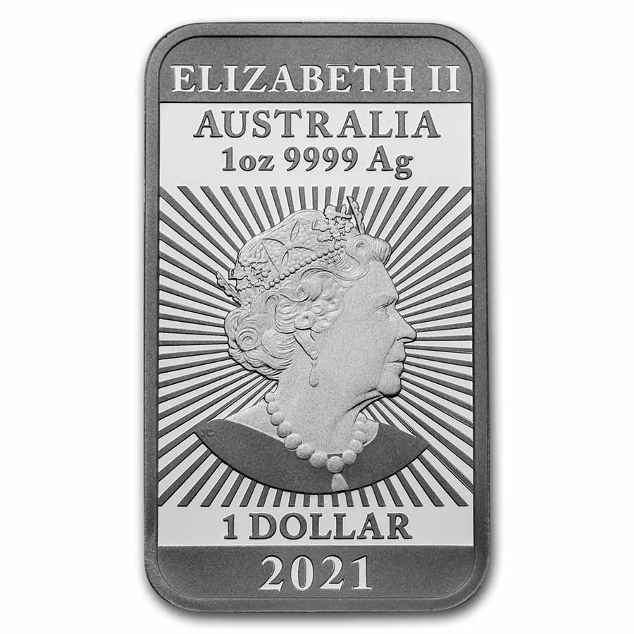 2021-P Australia 1 oz Silver Dragon Proof