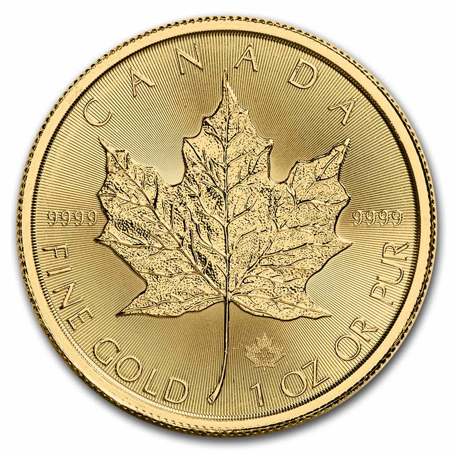 2022 Canada 1 oz Gold Maple Leaf BU