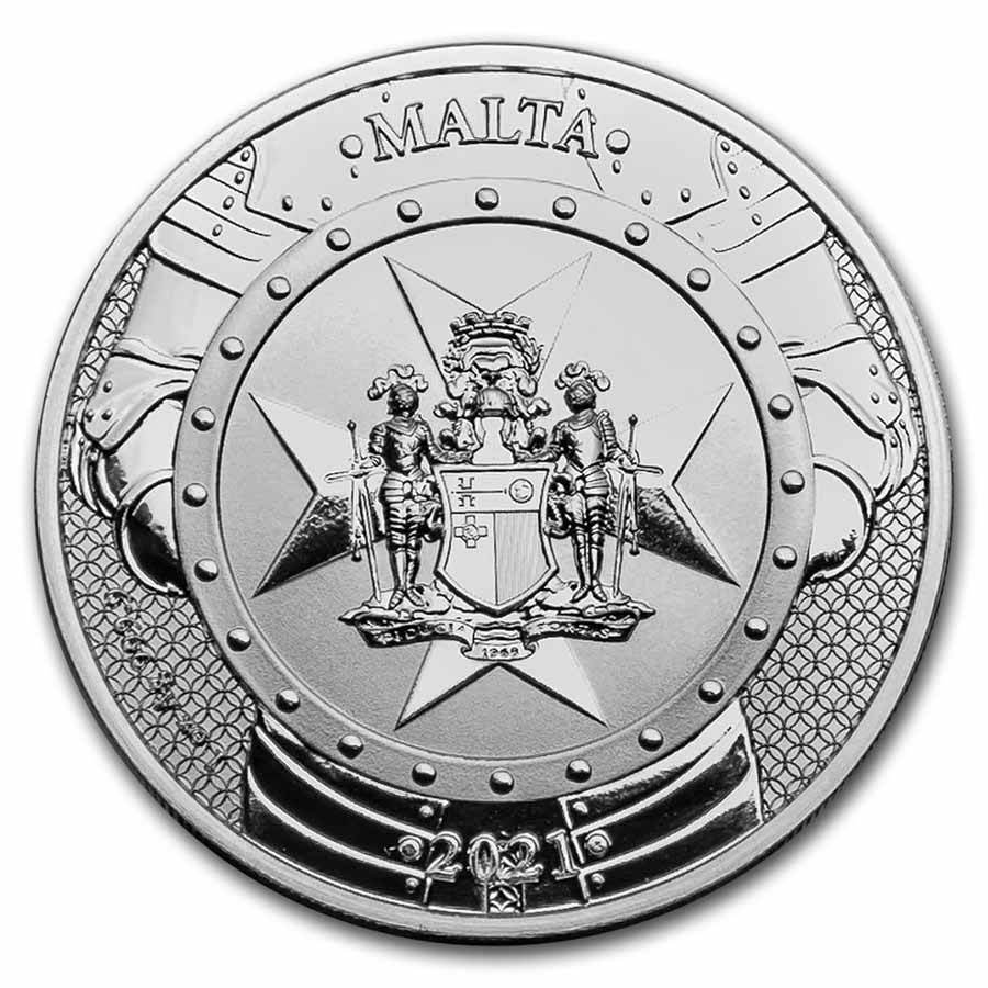 2021 Germania 1 oz Silver Malta Knights