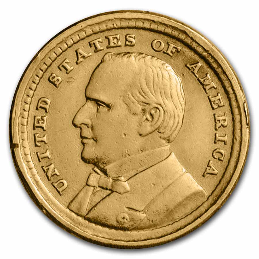1903 Gold $1.00 Louisiana Purchase McKinley AU Details