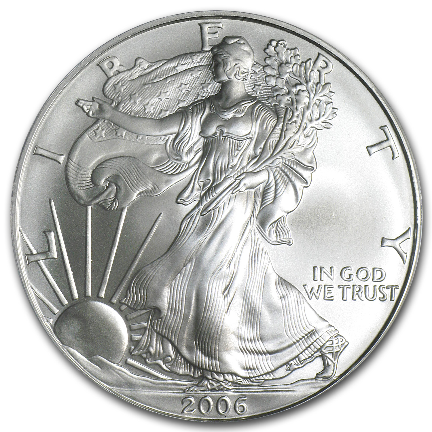 2006-W Burnished American Silver Eagle MS-69 PCGS