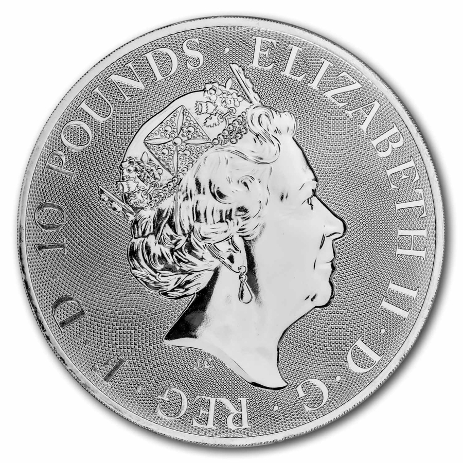 2022 Great Britain 10 oz Silver Queen's Beasts Collector Coin