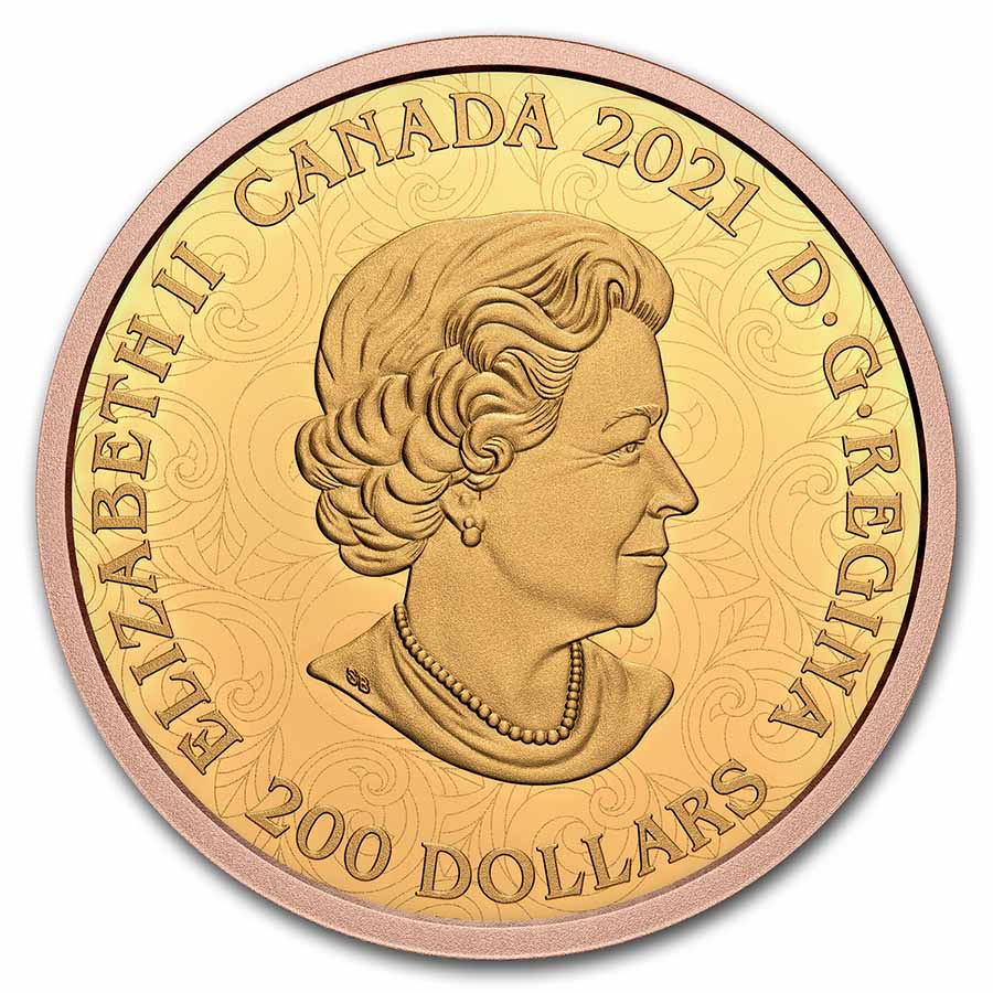 2021 Canada Gold $200 Treasure: Pink Diamonds