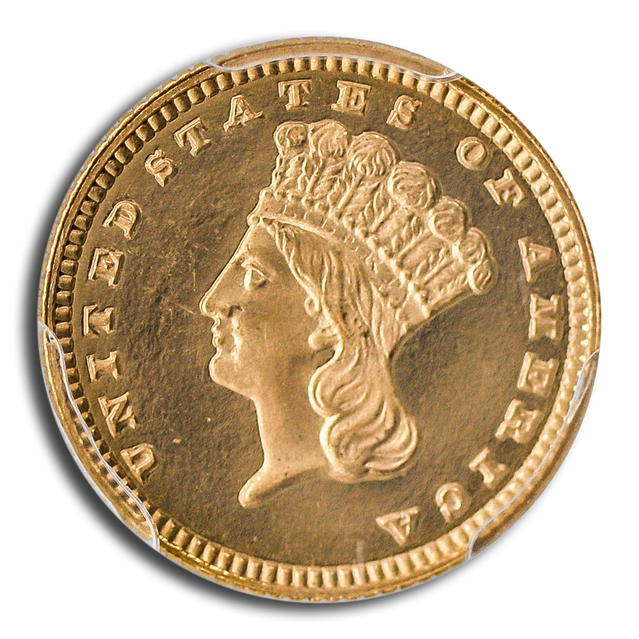 1882 $1 Indian Head Gold PR-66 DCAM PCGS