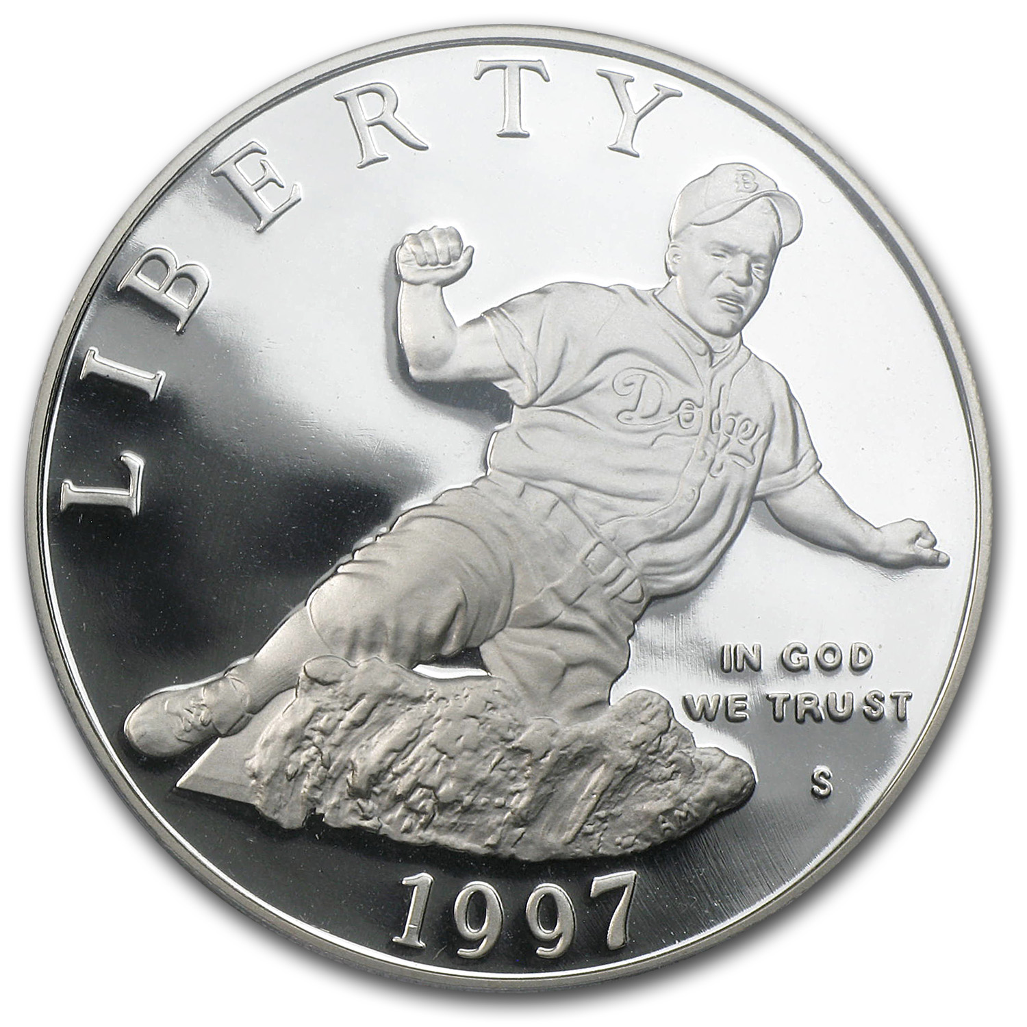 1997-S Jackie Robinson $1 Silver Commem PR-69 PCGS