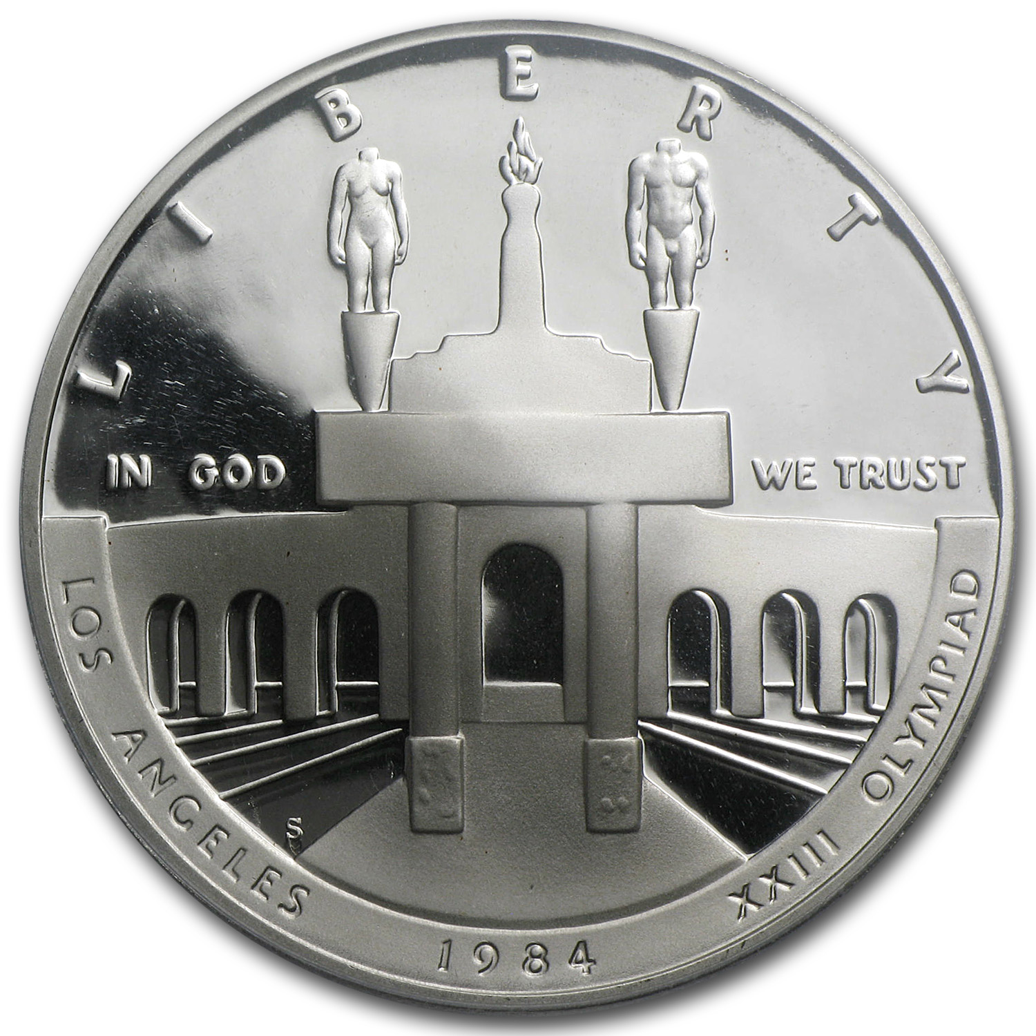 1984-S Olympic $1 Silver Commem PR-69 PCGS