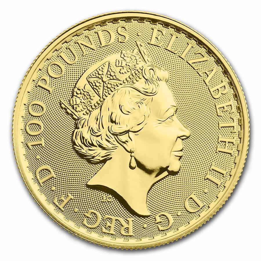 2023 Great Britain 1 oz Gold Britannia BU (Queen Elizabeth II)