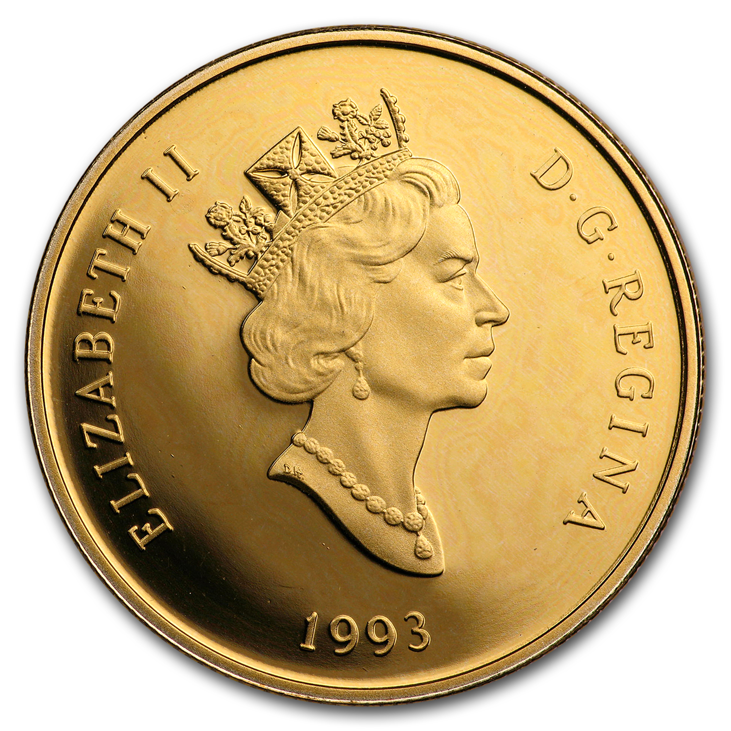 1993 Canada 1/4 oz Proof Gold $100 Horseless Carriage