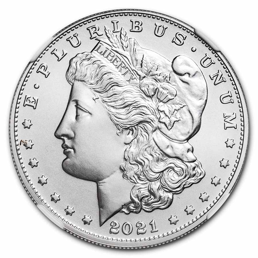 2021 Silver Morgan Dollar MS-70 NGC