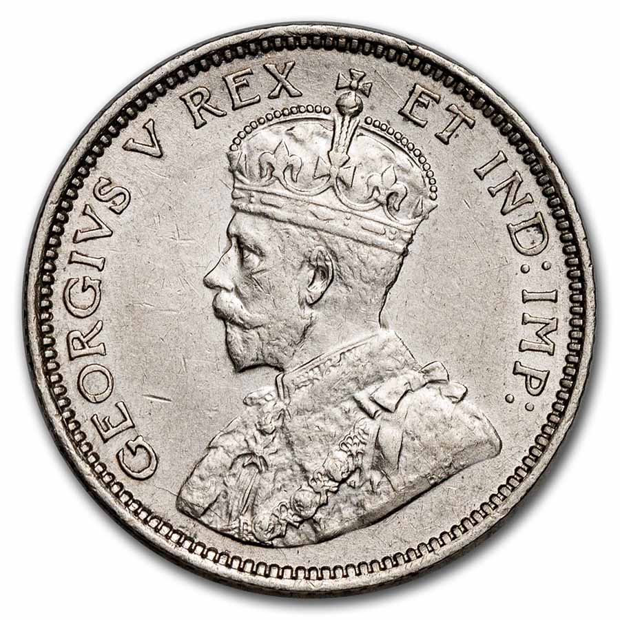 1911 Canada Silver 10 Cents George V AU