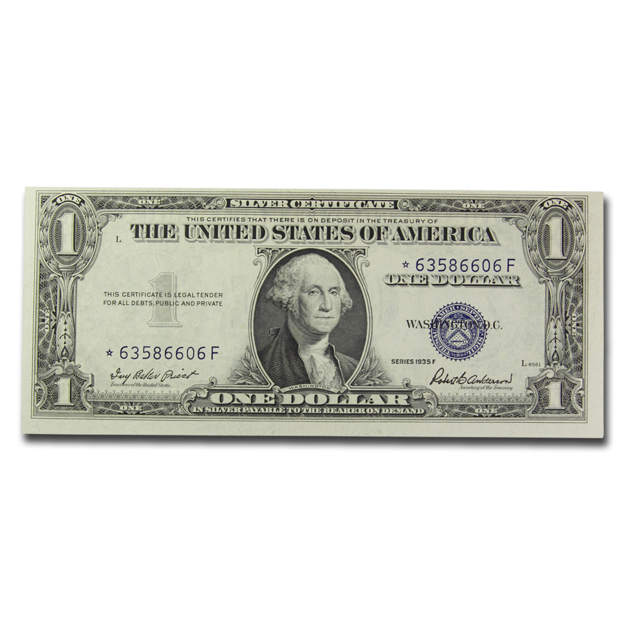 1935-F* $1.00 Silver Certificate CCU (Fr#1615*) Star Note
