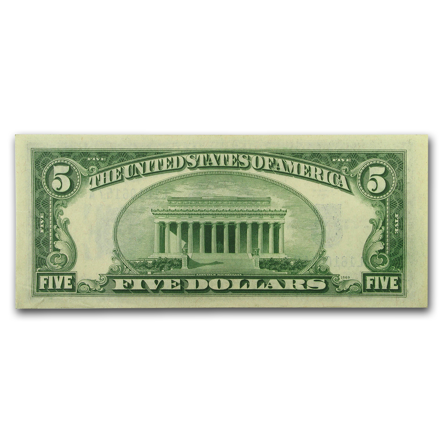 1934-B $5.00 Silver Certificate CU (Fr#1652)