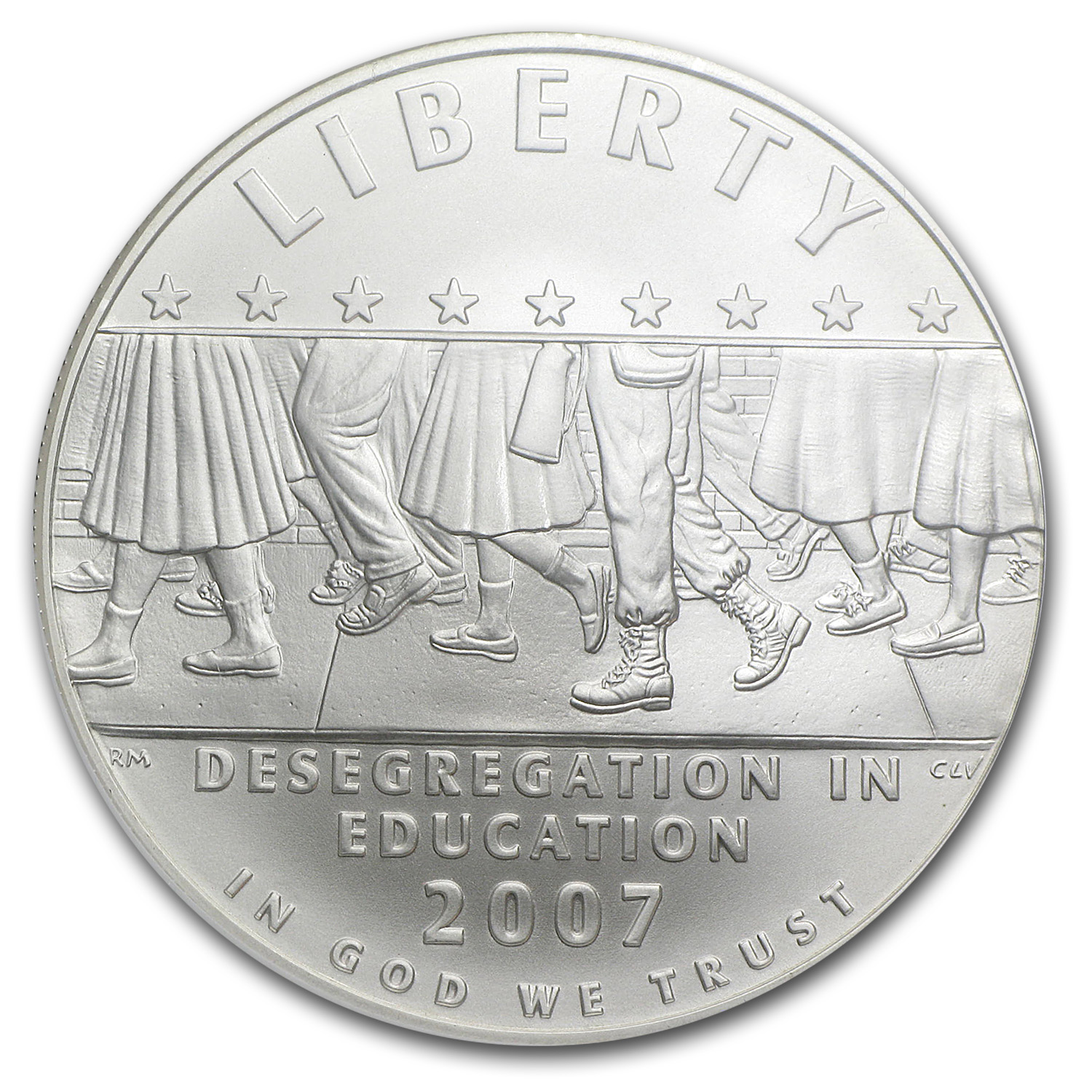 2007-P School Desegregation $1 Silver Commem MS-70 NGC