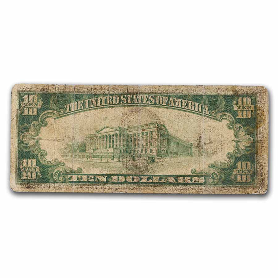 1928 $10 Gold Certificate Cull (Fr#2400)