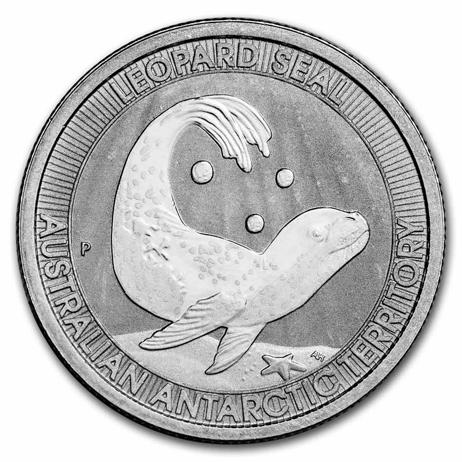2020 Australia 1/3 oz Platinum Leopard Seal BU Scruffy