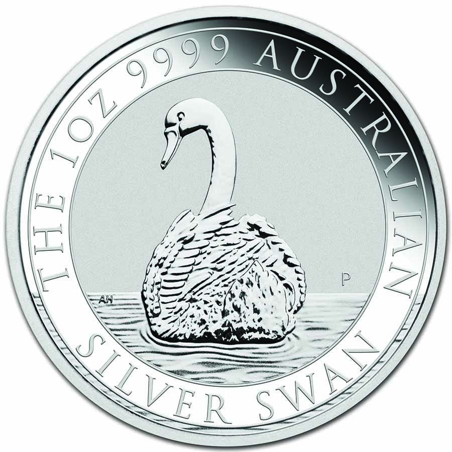 2023 Australia 1 oz Silver Swan MS-70 PCGS (FDI, Swan Label)