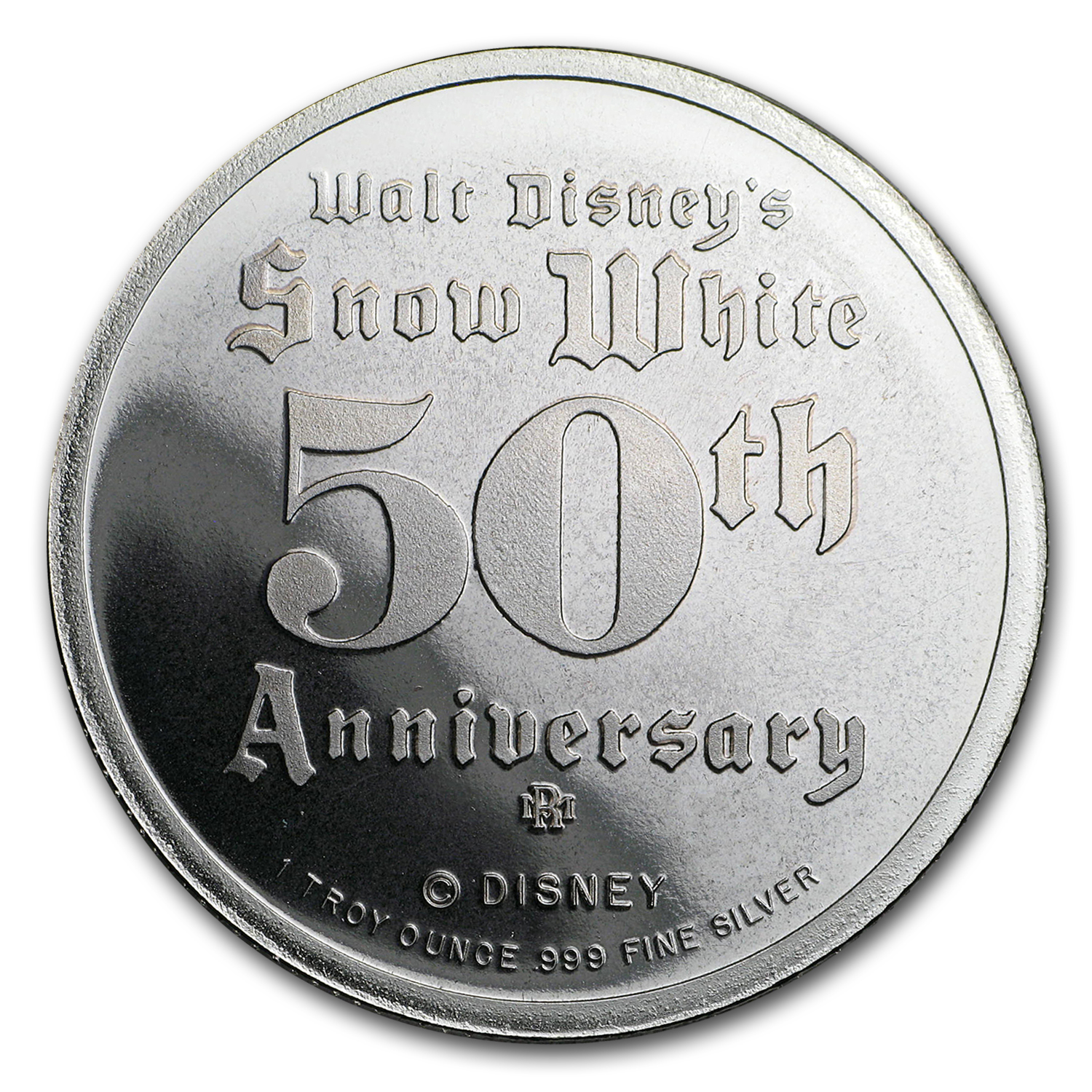 1 oz Silver - Disney's Snow White 50th Anniv (Sleepy w/Box & COA)