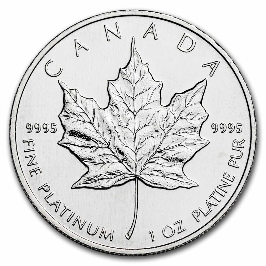 1993 Canada 1 oz Platinum Maple Leaf BU