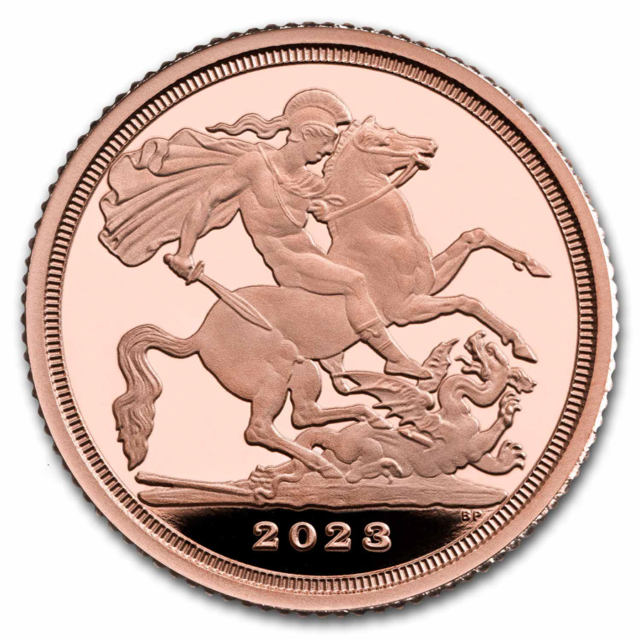 2023 The Coronation of His Majesty 5-Coin Gold Sovereign Prf Set