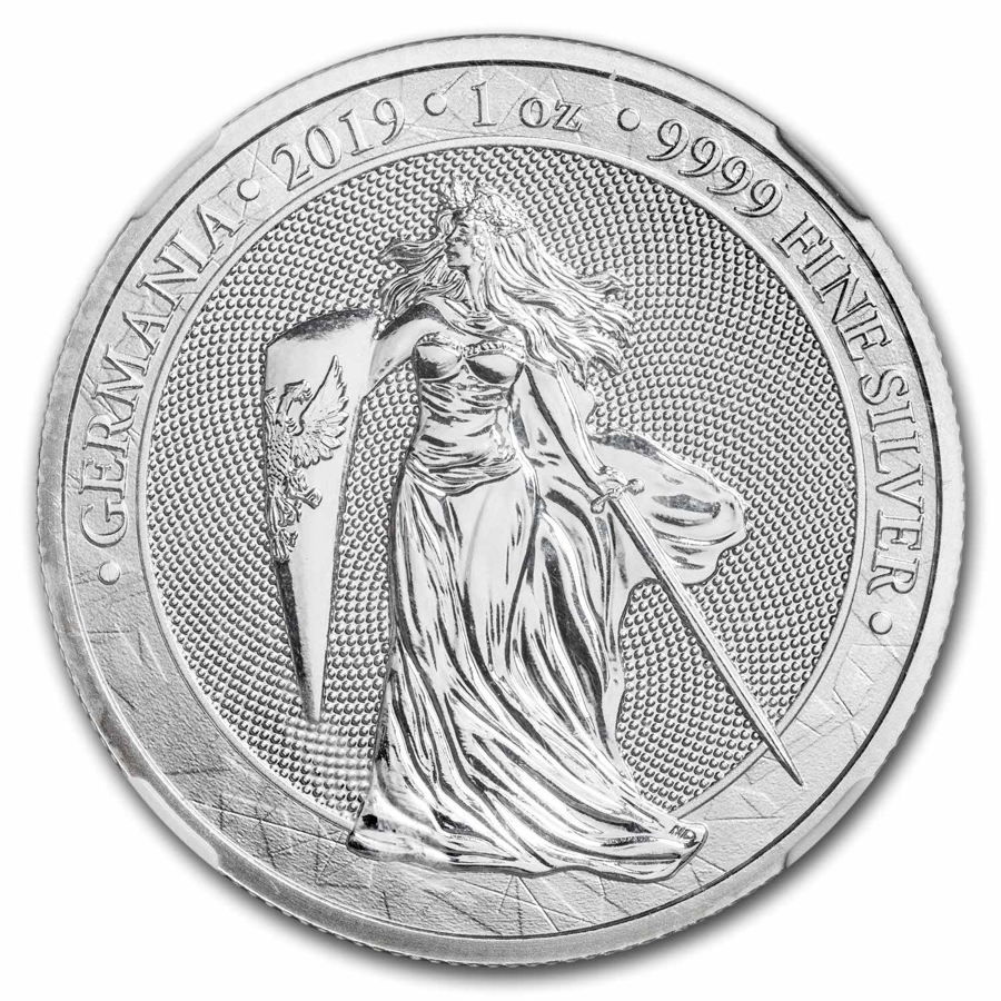 2019 Germania 1 oz Silver Round MS-70 NGC