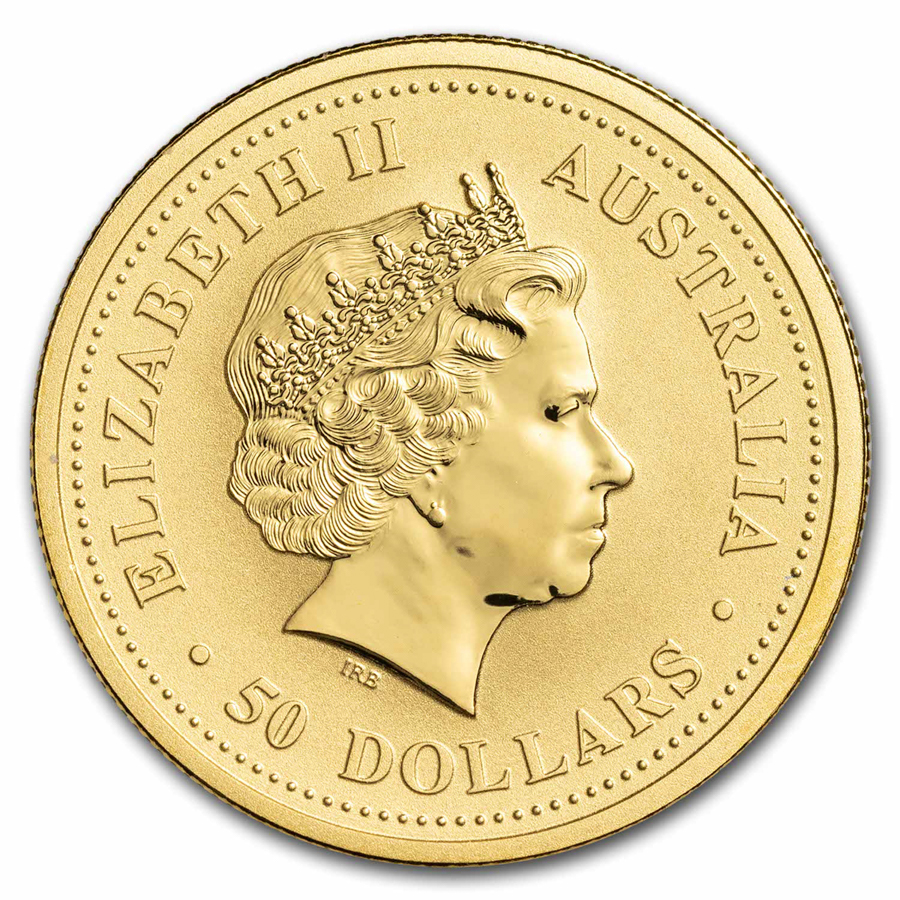 1999 Australia 1/2 oz Gold Kangaroo BU