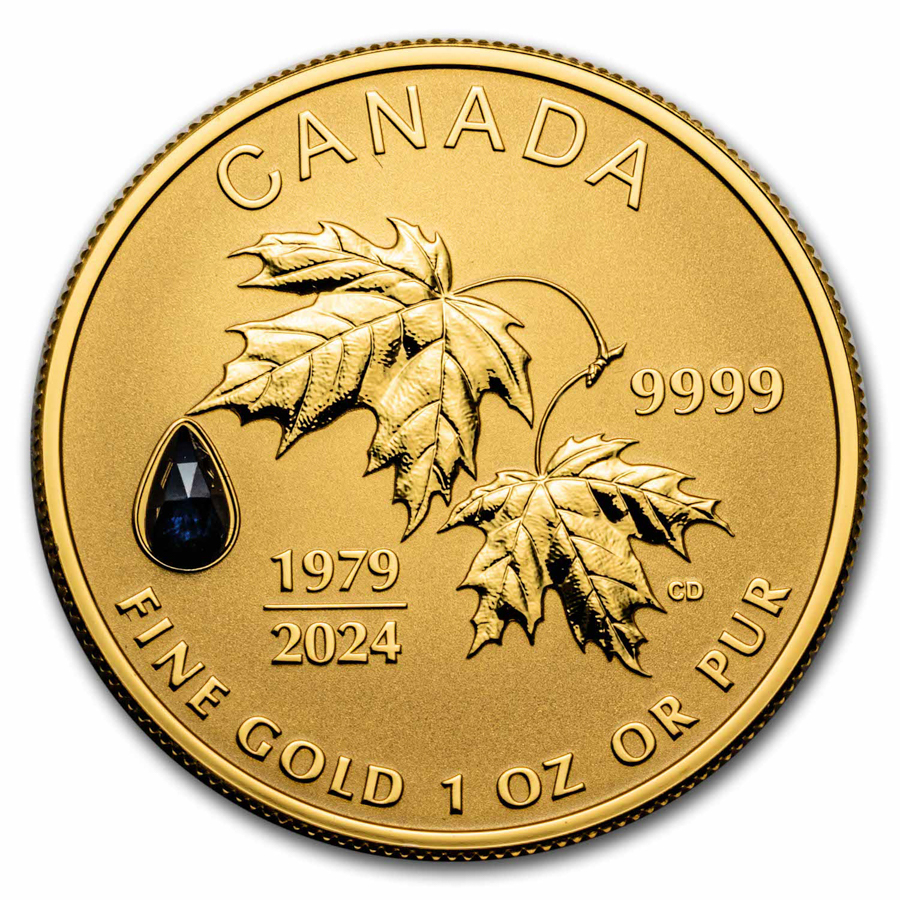 2024 Canada Gold 45th Anniv of the Gold Maple Leaf Fractional Set