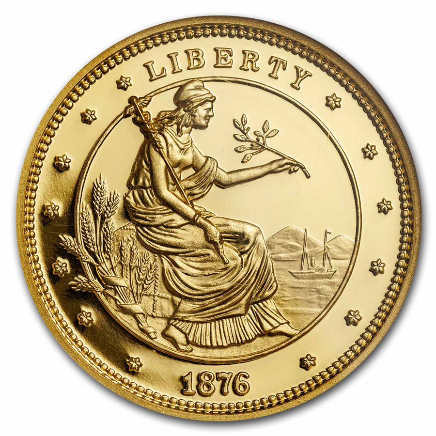 1 oz Gold Round - $100 Gold Union George T. Morgan Proof UCAM NGC