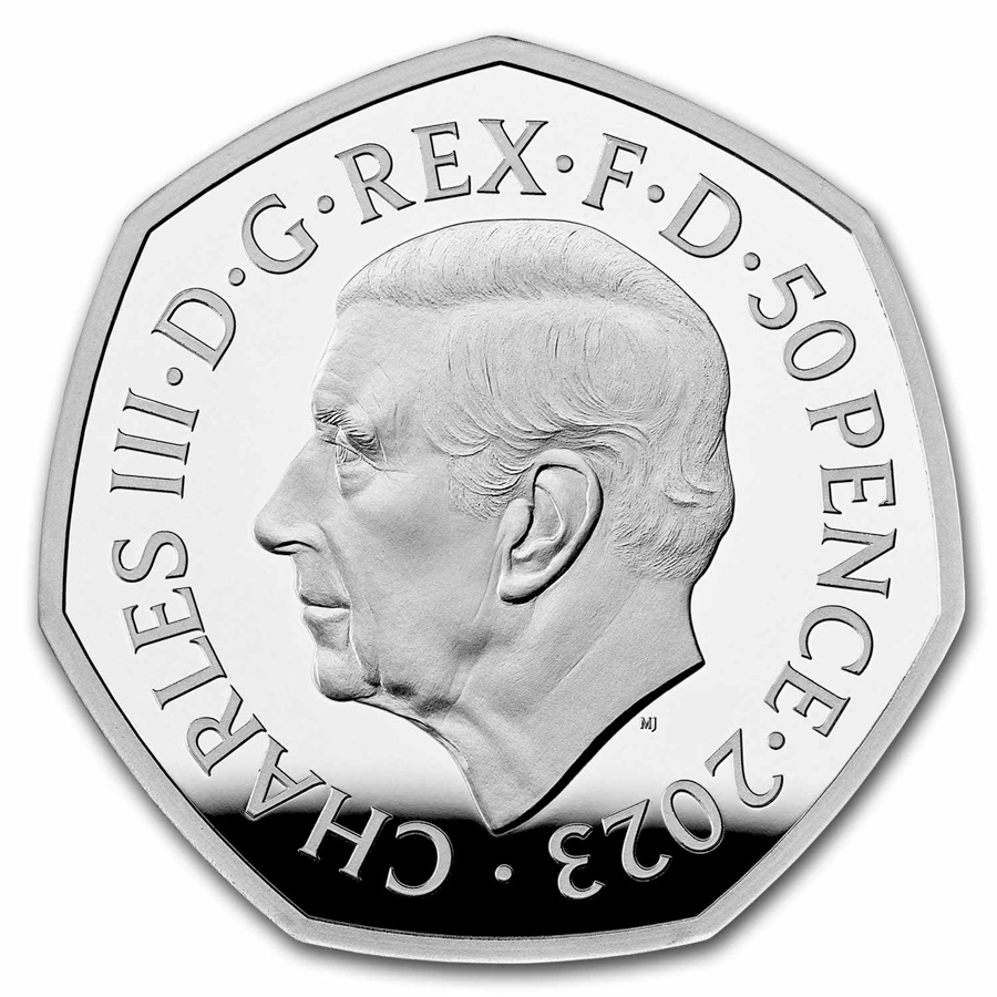 2023 GB Star Wars: R2-D2 and C-3PO 50p Colorized Silver Prf Coin