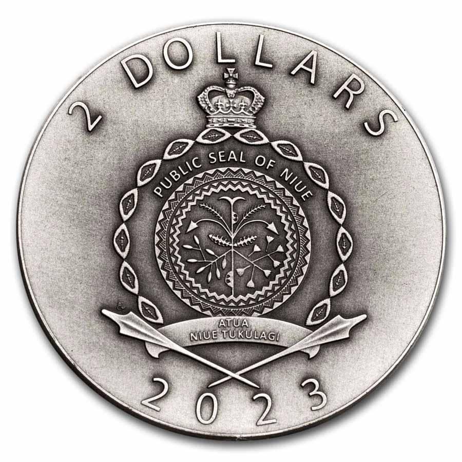 2023 Niue 1 oz Silver Treasures of Ancient Civilizations III