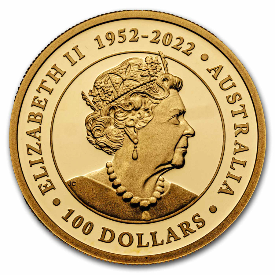 2023 Australia 1 oz Gold Dragon Proof (w/Box & COA)