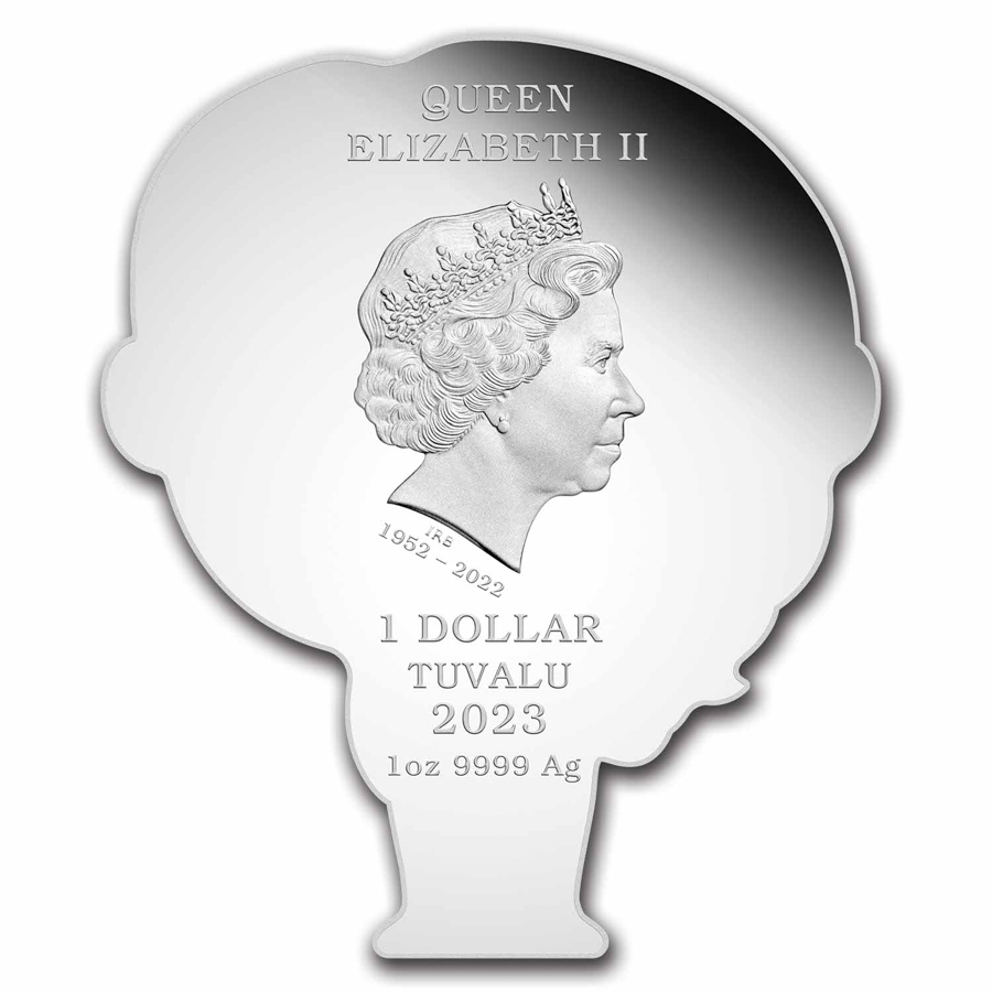 2023 Tuvalu 1 oz Silver Honey Rider Minted Mini Coin