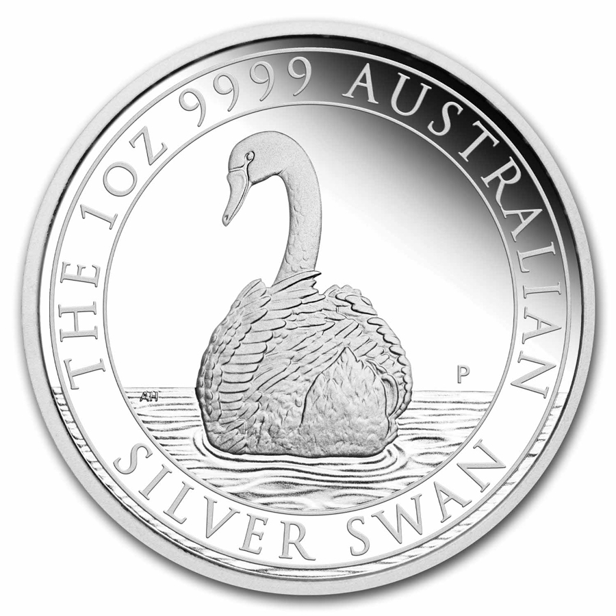 2023 Australia 1 oz Silver Swan PR-70 PCGS (FDI, Swan Label)