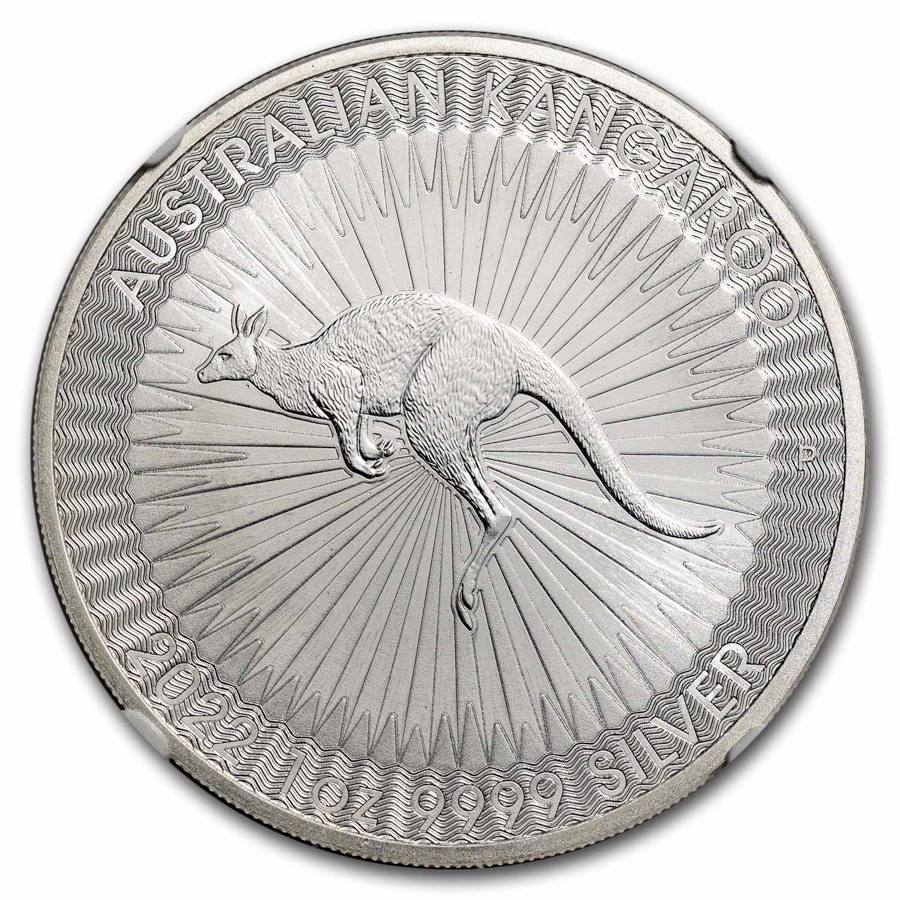 2022 Australia 1 oz Silver Kangaroo MS-70 NGC (First Release)