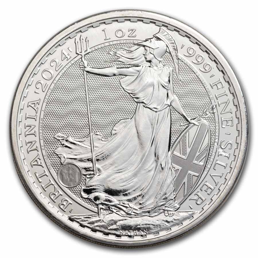 2024 Great Britain 1 oz Silver Britannia BU (King Charles III)