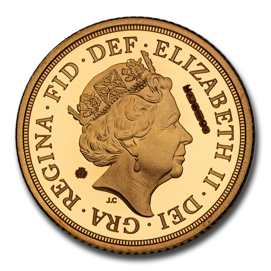 2021 Great Britain Gold Sovereign PF-70 NGC (Die Trial Piece)