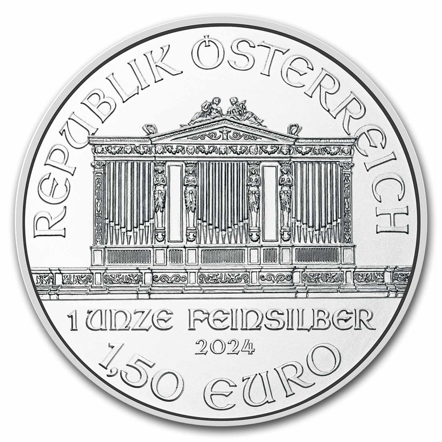 2024 Austria 1 oz Silver Philharmonic BU