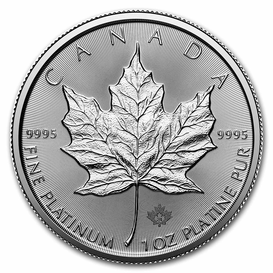 2024 Canada 1 oz Platinum Maple Leaf BU