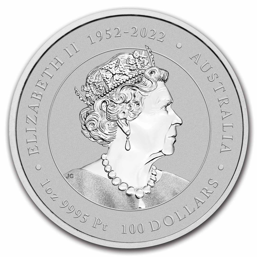 2024 Australia 1 oz Platinum Lunar Dragon BU (Series III)