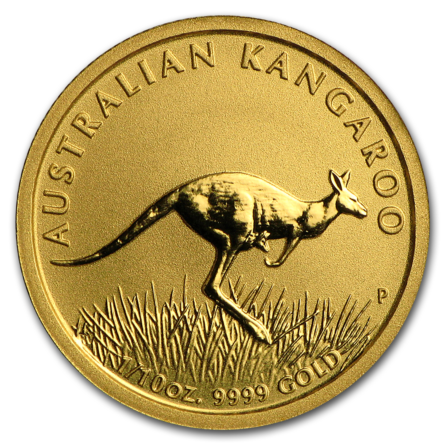2008 Australia 1/10 oz Gold Kangaroo BU