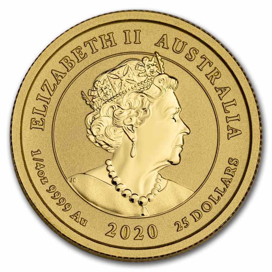 2020 Australia 1/4 oz Gold Marlin BU