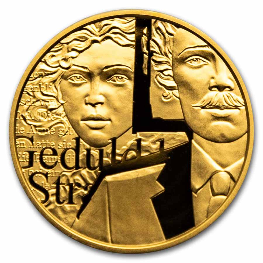 2024 Austria Proof Gold €50 Unsung Heroines Veza Canetti - Author