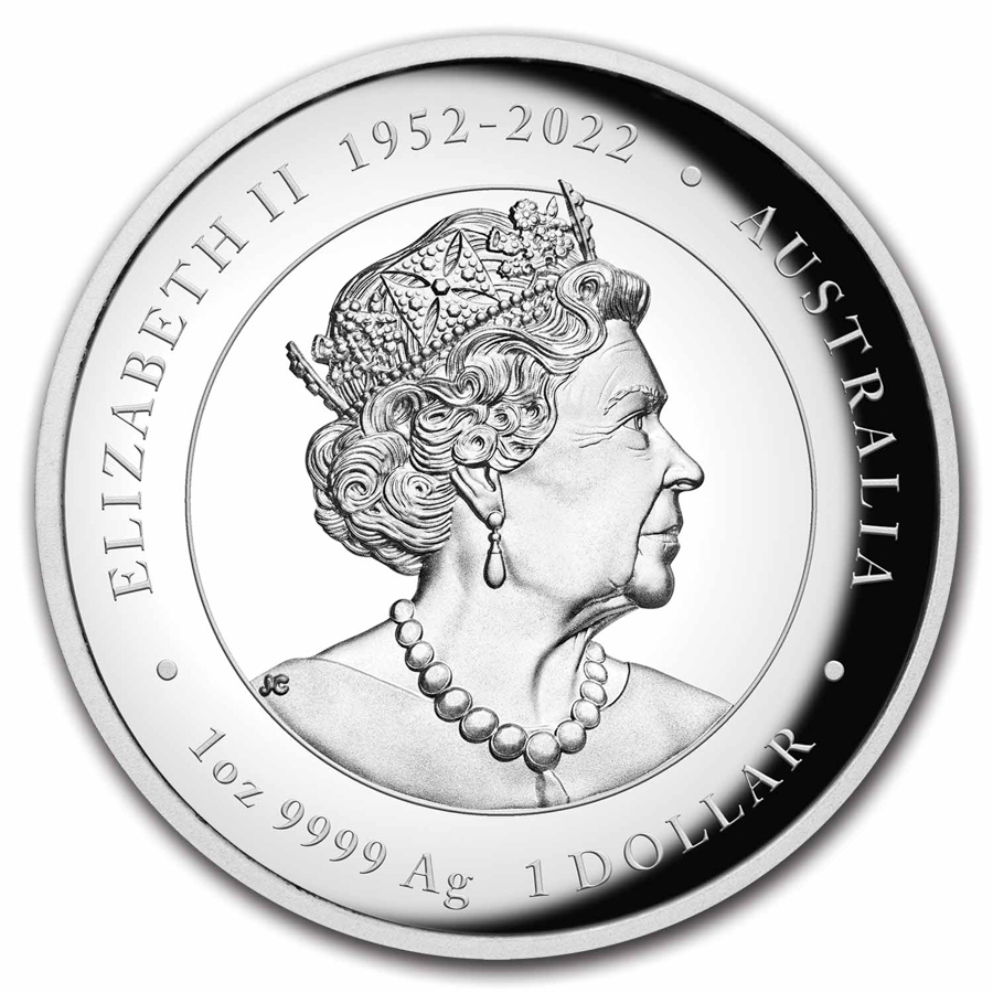 2024 Australia 1 oz Silver Lunar Dragon Proof (HR, Box & COA)