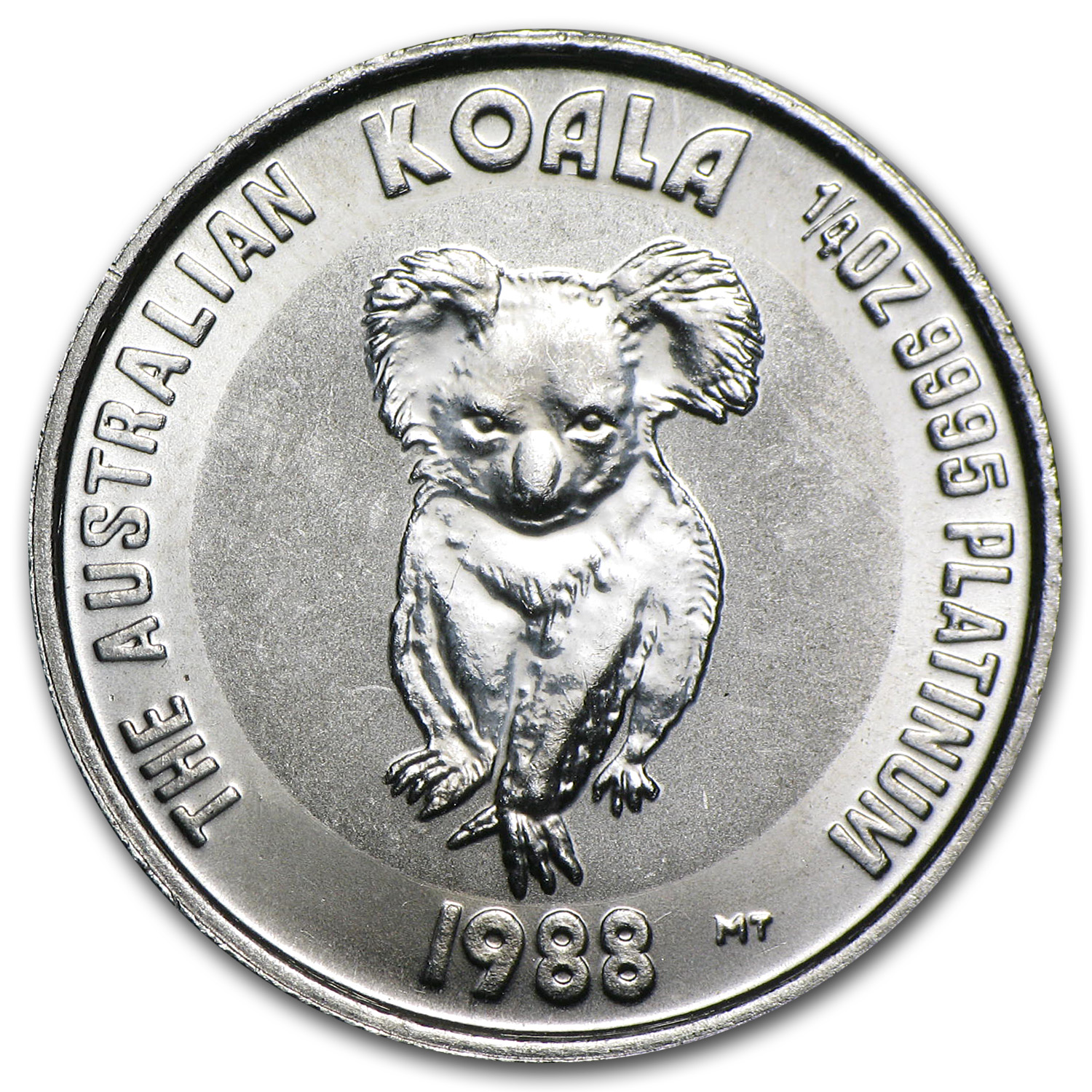 Australia 1/4 oz Platinum Koala BU (Random Year)