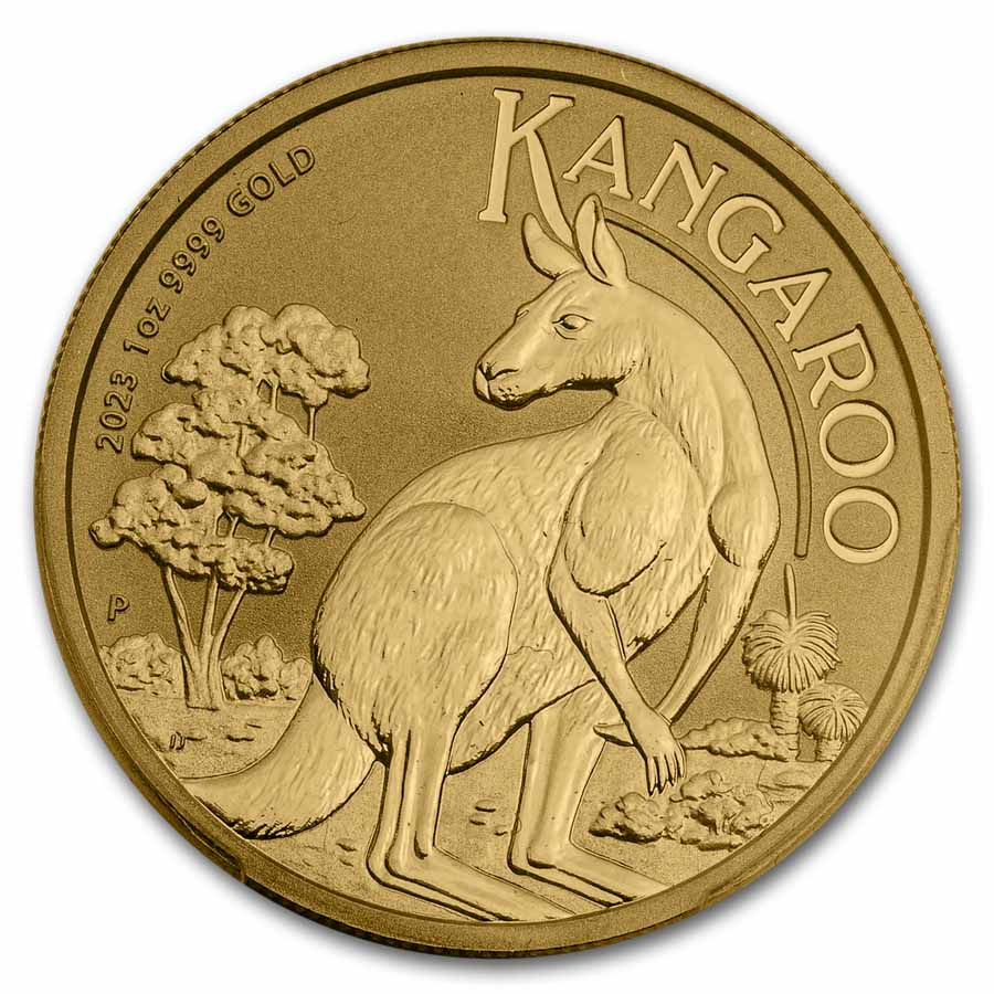 2023 Australia 1 oz Gold Kangaroo PCGS MS-70