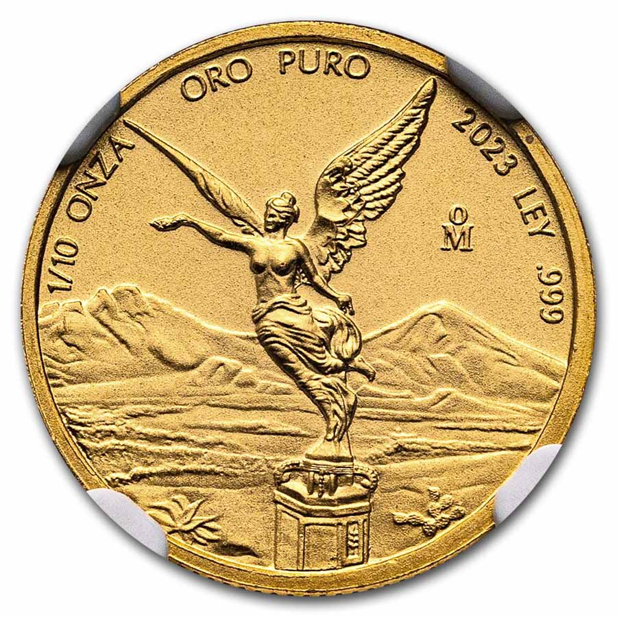 2023 Mexico 1/10 oz Gold Libertad MS-70 NGC (First Release)