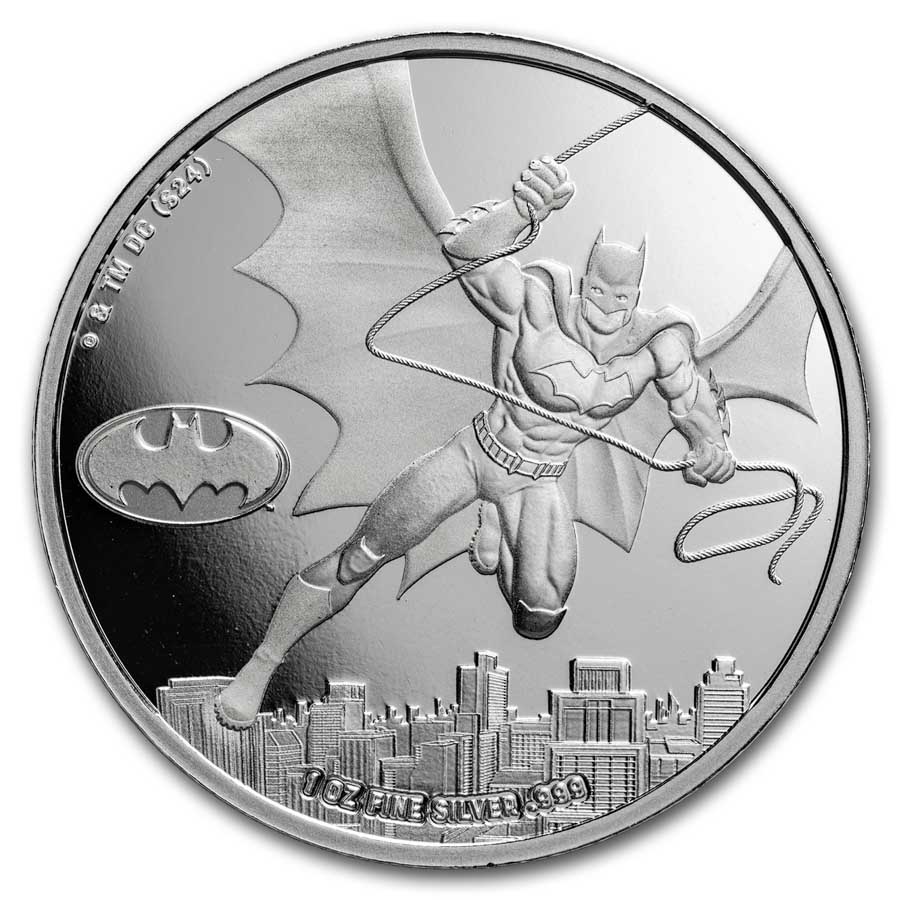 2024 Samoa 1 oz Silver DC Comics Batman Proof