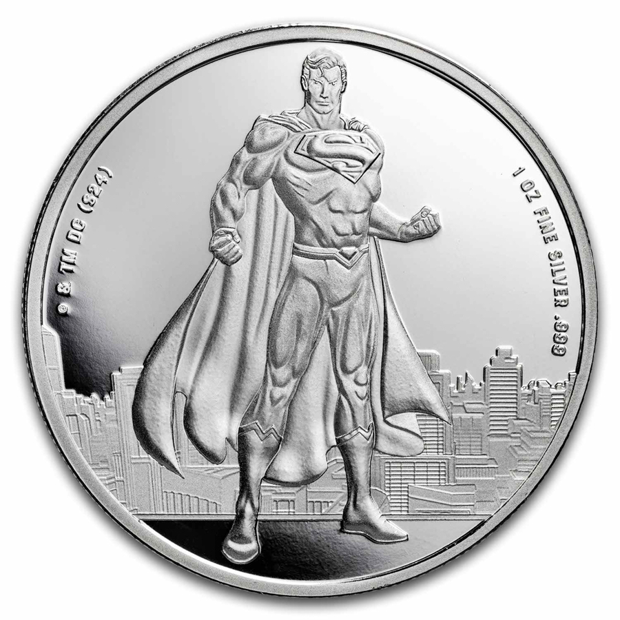 2024 Samoa 1 oz Silver DC Comics Superman Proof