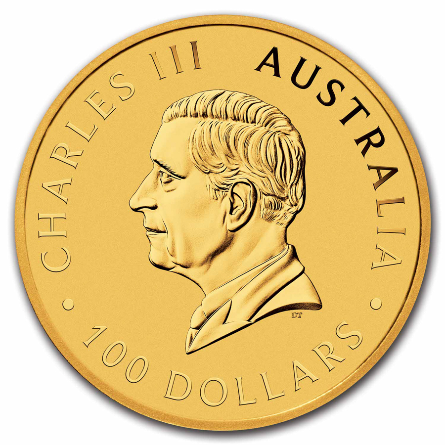 2024 Australia 1 oz Gold Perth Mint's 125th Anniversary BU