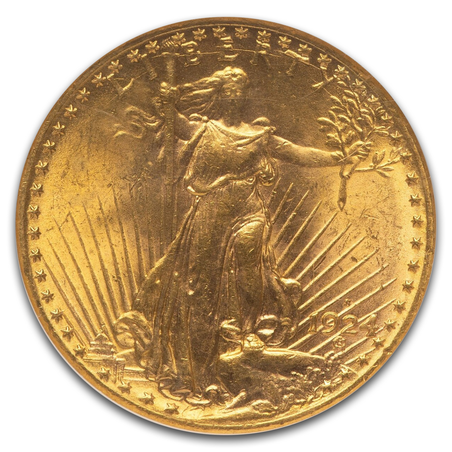 1924-S $20 Saint-Gaudens Gold Double Eagle MS-64 NGC